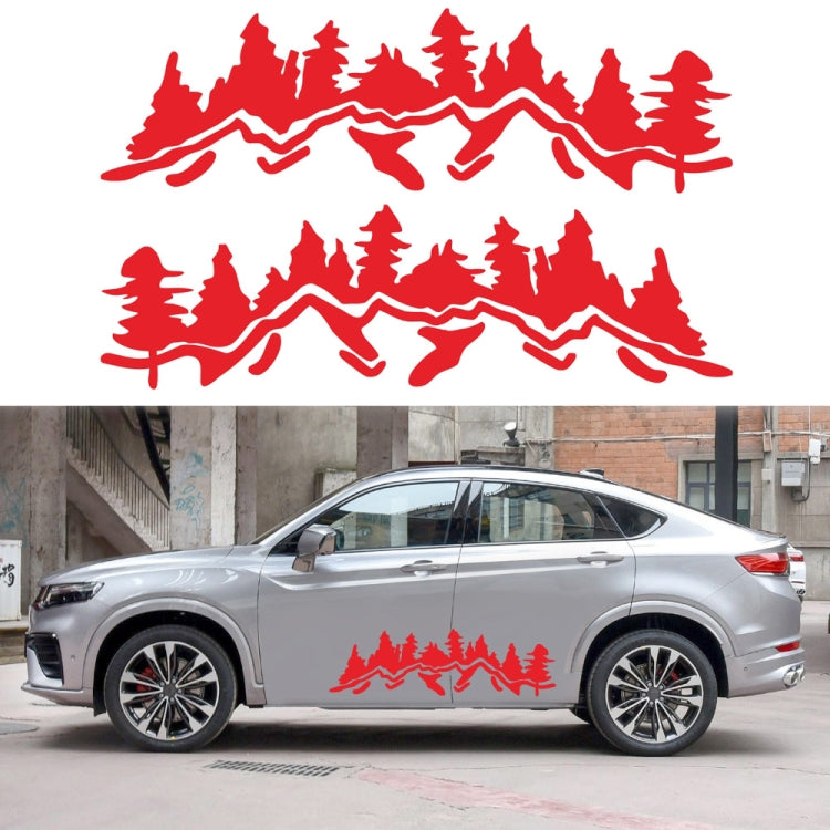 2 PCS/Set D-924 Mountain Woods Pattern Car Modified Decorative Sticker — view 8