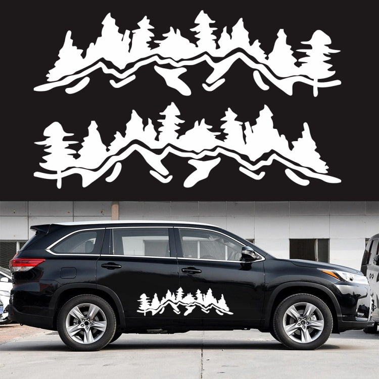 2 PCS/Set D-924 Mountain Woods Pattern Car Modified Decorative Sticker — view 9