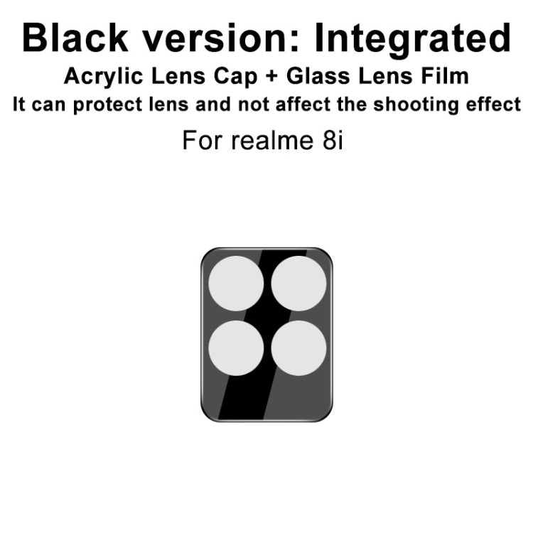 imak Integrated Rear Camera Lens Tempered Glass Film with Lens Cap Black Version, For OnePlus Nord CE 2 Lite 5G