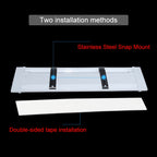 2 PCS ZS-3330 Truck LED Inside Reading Light Car Cabin Light Bar