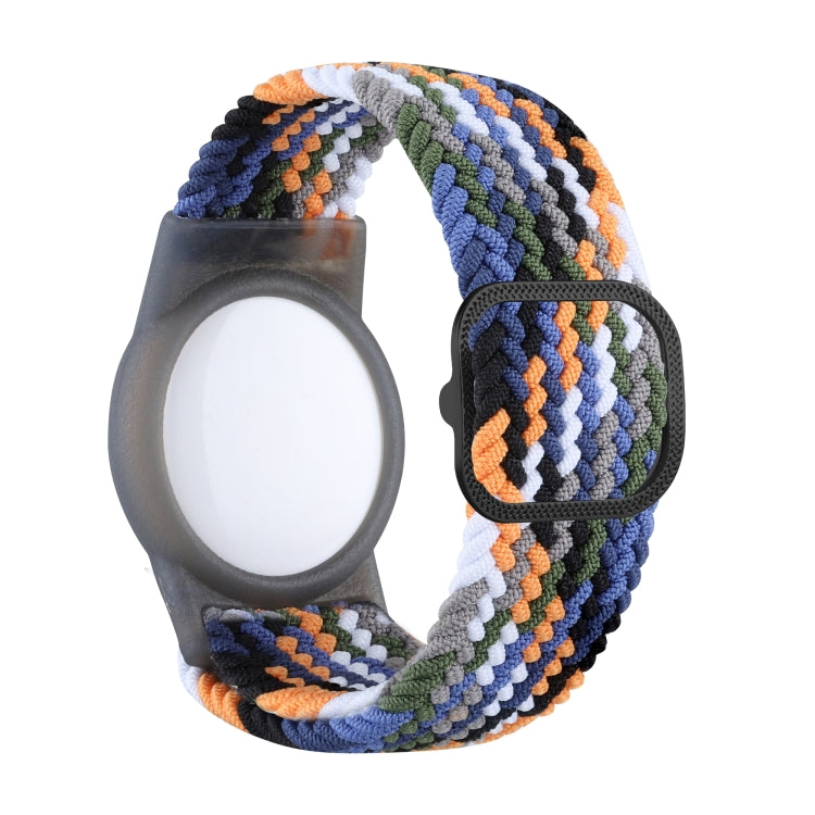 Tracking Locator Nylon Weave Wristband Anti-Lost TPU Case For AirTag 2nd Gen / AirTag 1st Gen — Cowboy