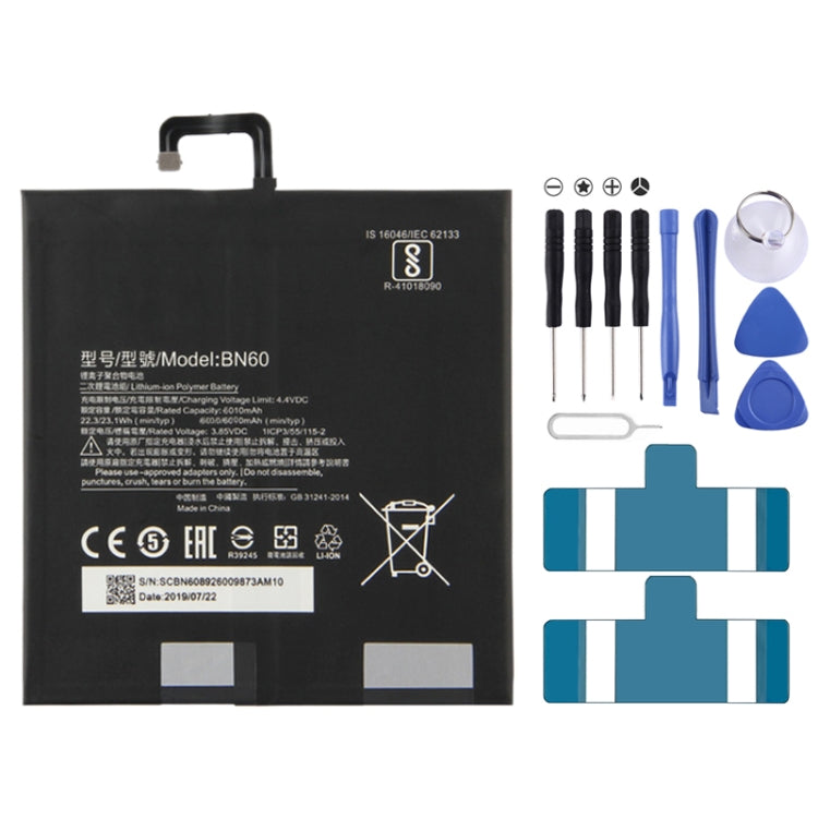 BN53 4820 mAh Li-Polymer Battery Replacement For Xiaomi Redmi Note 9 Pro 5G