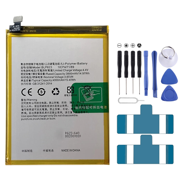 BLP855 4500 mAh Li-Polymer Battery Replacement For OPPO Reno6 Pro 5G / K9 Pro — BLP643