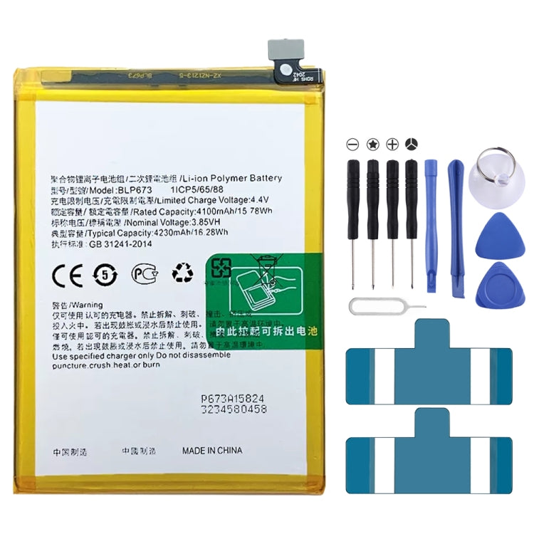 BLP855 4500 mAh Li-Polymer Battery Replacement For OPPO Reno6 Pro 5G / K9 Pro — BLP689