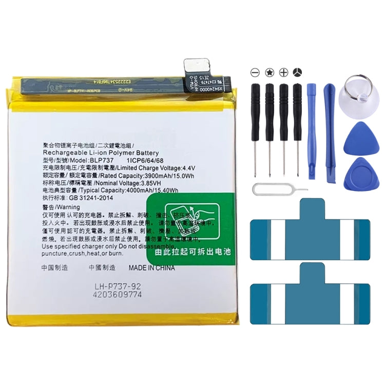 BLP855 4500 mAh Li-Polymer Battery Replacement For OPPO Reno6 Pro 5G / K9 Pro — BLP727