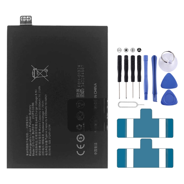 BLP855 4500 mAh Li-Polymer Battery Replacement For OPPO Reno6 Pro 5G / K9 Pro — BLP863