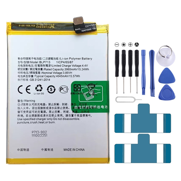 BLP855 4500 mAh Li-Polymer Battery Replacement For OPPO Reno6 Pro 5G / K9 Pro — BLP777