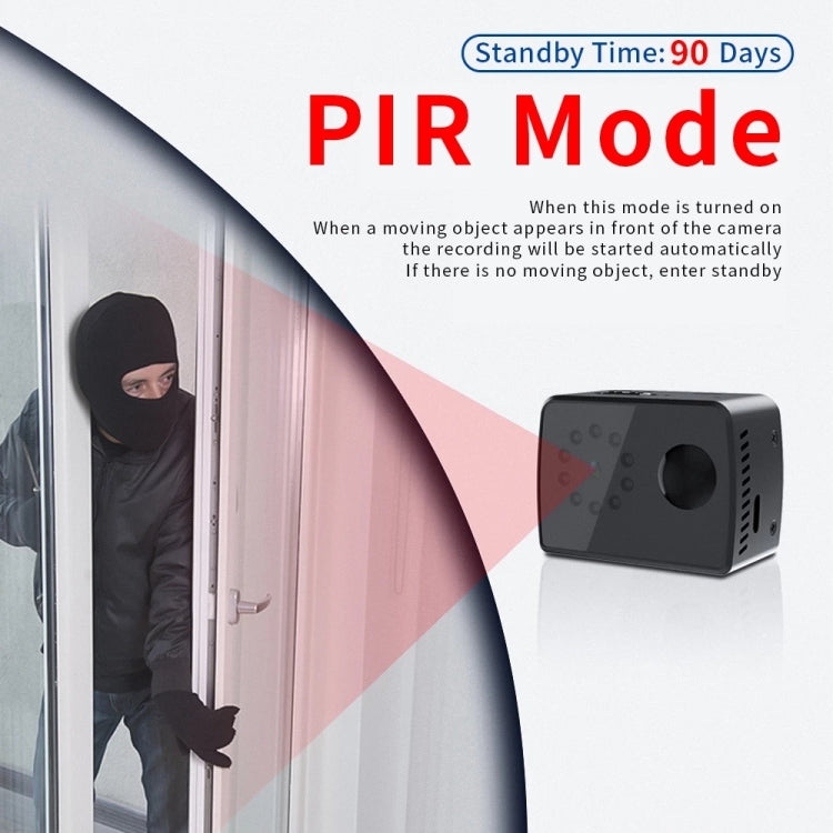 WD20 Mini 1080P HD Camcorder Night Vision PIR Motion Action Micro Camera
