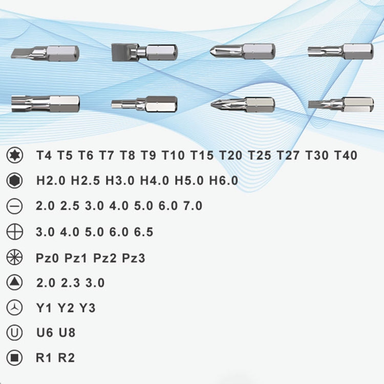 JAKEMY JM-6124 48 in 1 Precise Mini Screwdriver Set — view 5