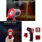 Wintact WT319B LCD Display Infrared Thermometer, Battery Not Included
