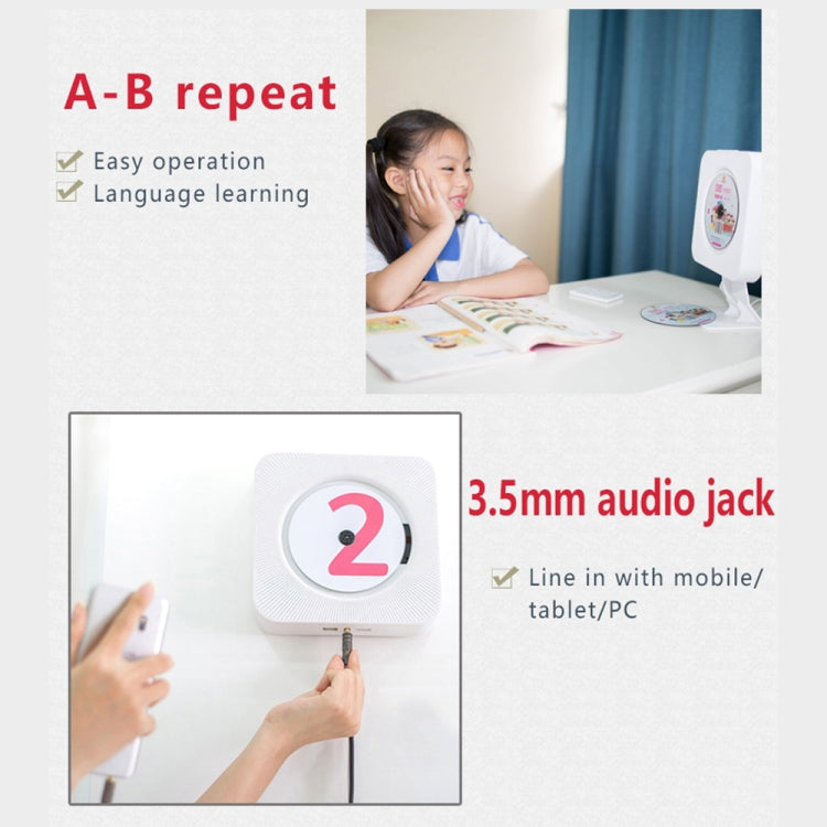 Kecag KC-808 Wall Mounted Bluetooth CD Player