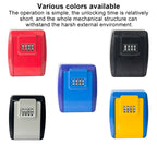 G12 Nail Free Installation Password Key Storage Box — Blue
