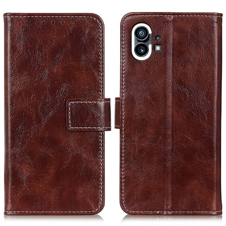 Retro Crazy Horse Texture Horizontal Flip Leather Phone Case