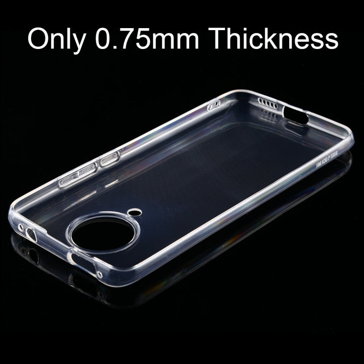 Full Coverage TPU Transparent Mobile Phone Case, For iPhone SE 2022 / SE 2020