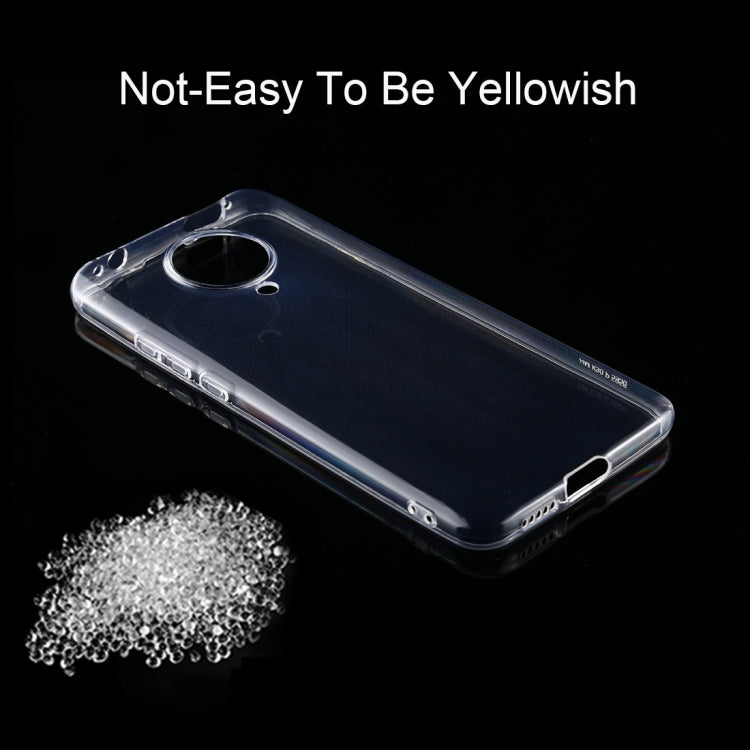 Full Coverage TPU Transparent Mobile Phone Case, For iPhone SE 2022 / SE 2020