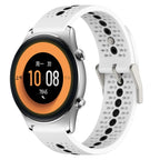 22mm Color Hole Silicone Watch Band