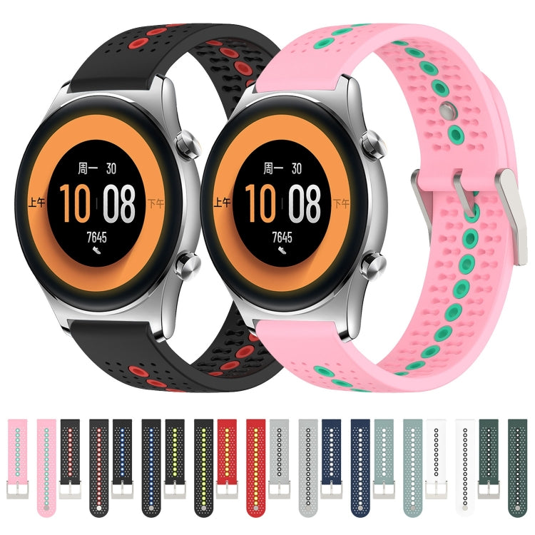22mm Color Hole Silicone Watch Band