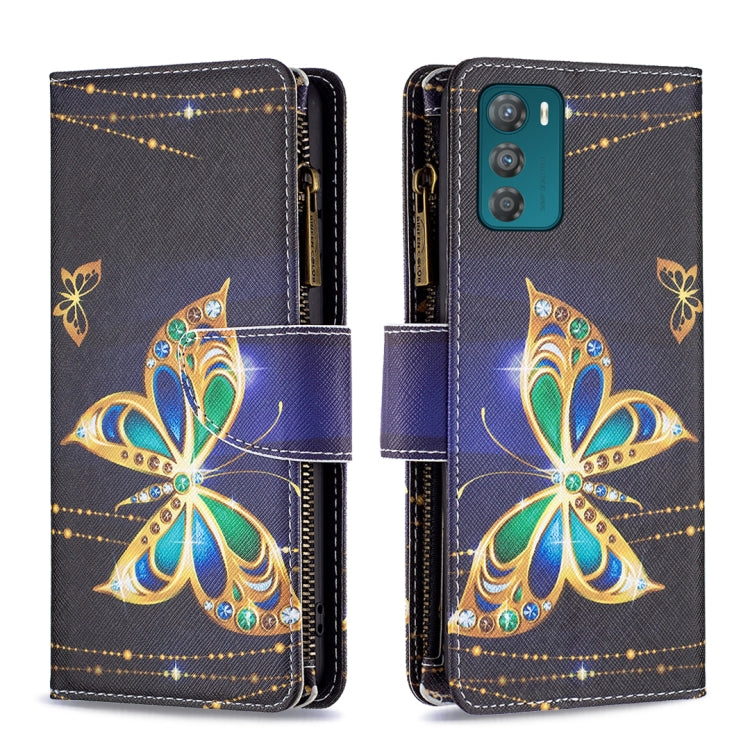 Colored Drawing Pattern Zipper Leather Phone Case — view 36