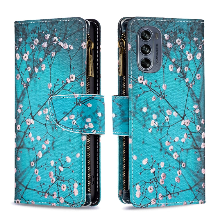Colored Drawing Pattern Zipper Leather Phone Case — view 27