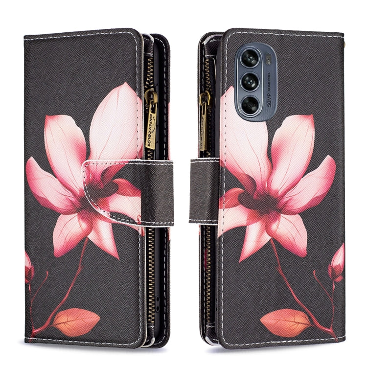 Colored Drawing Pattern Zipper Leather Phone Case — view 32