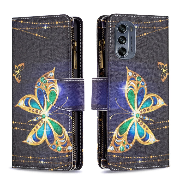 Colored Drawing Pattern Zipper Leather Phone Case — view 37