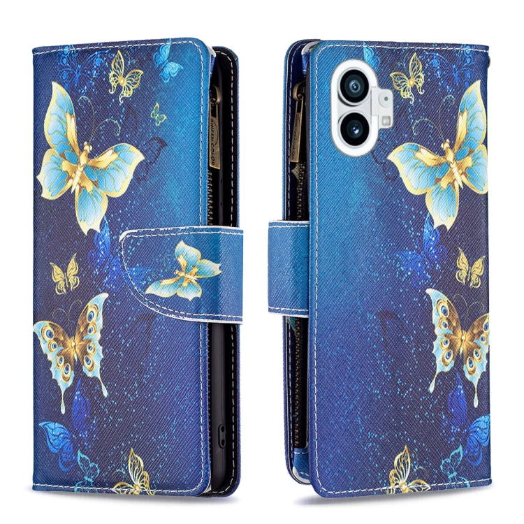 Colored Drawing Pattern Zipper Leather Phone Case — view 18