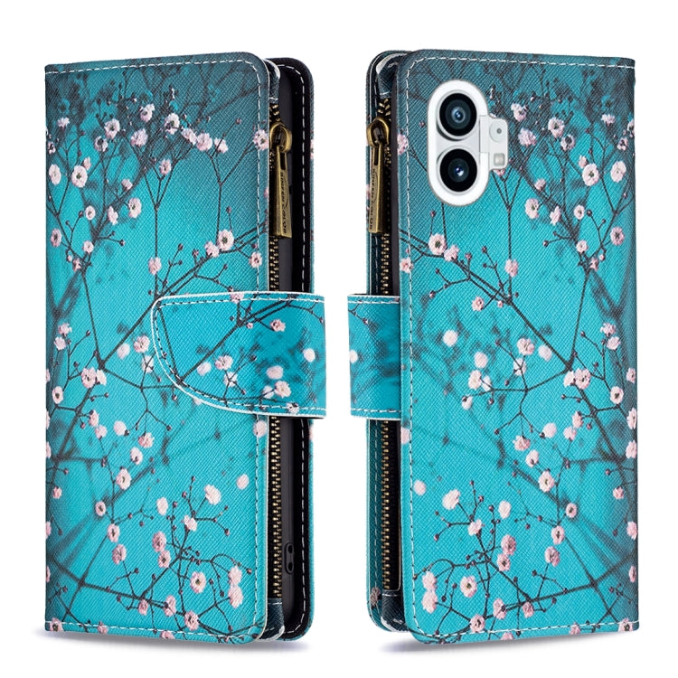 Colored Drawing Pattern Zipper Leather Phone Case — view 28