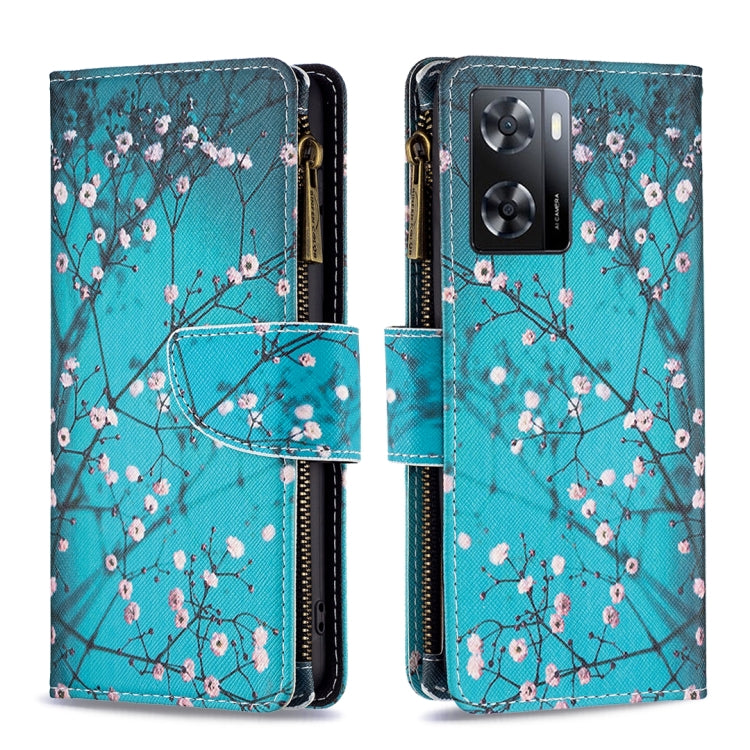 Colored Drawing Pattern Zipper Leather Phone Case — view 29