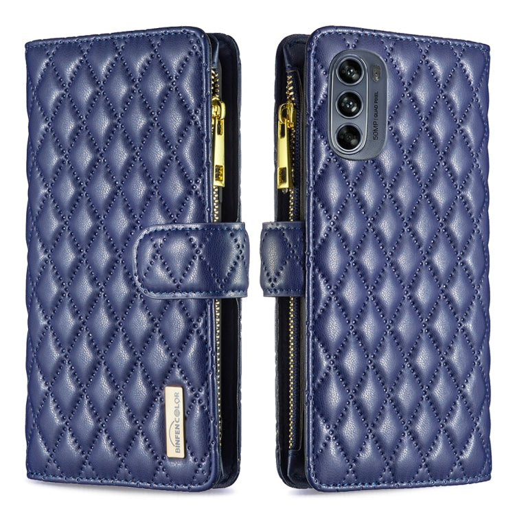 Diamond Lattice Zipper Wallet Leather Flip Phone Case