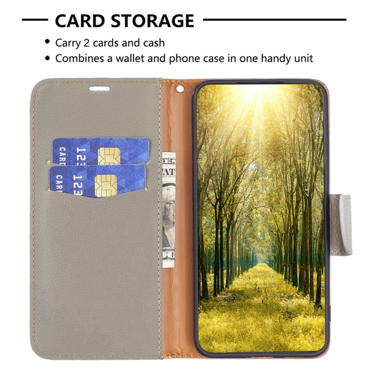 Litchi Texture Pure Color Leather Phone Case
