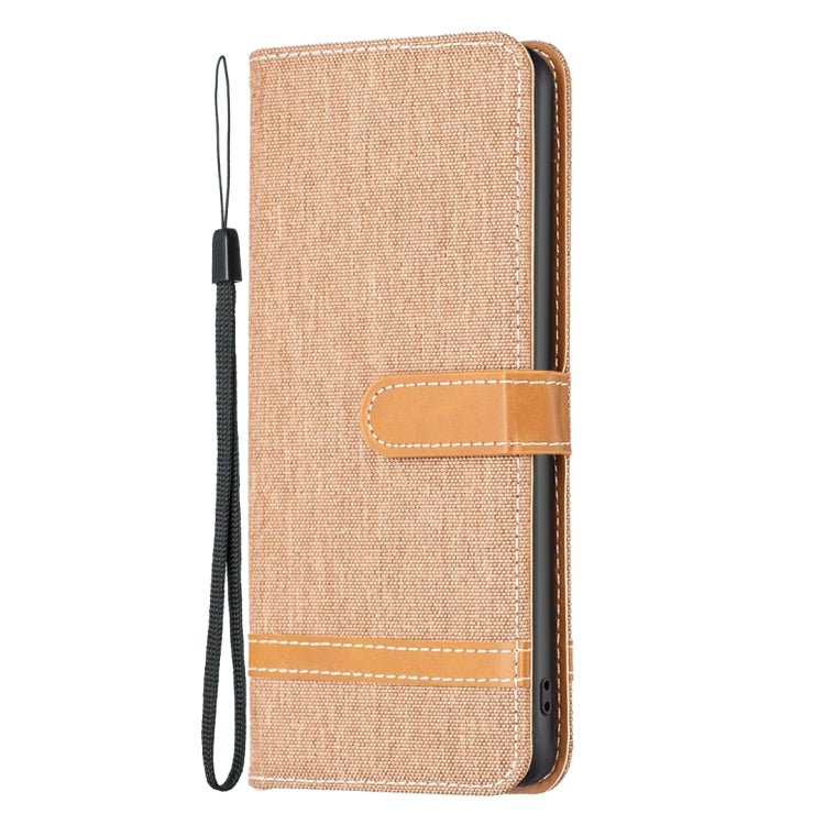 Color Matching Denim Texture Leather Phone Case