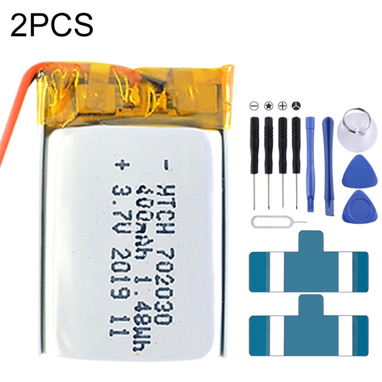 2 PCS Li-Polymer Battery Replacement