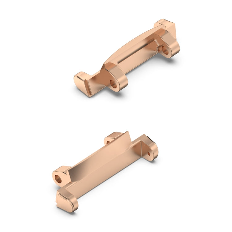2 in 1 Metal Watch Band Connectors, For AMAZFIT T-Rex 2 — Gold