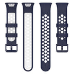 For Xiaomi Mi Band 7 Pro Two-Color Breathable Silicone Watch Band