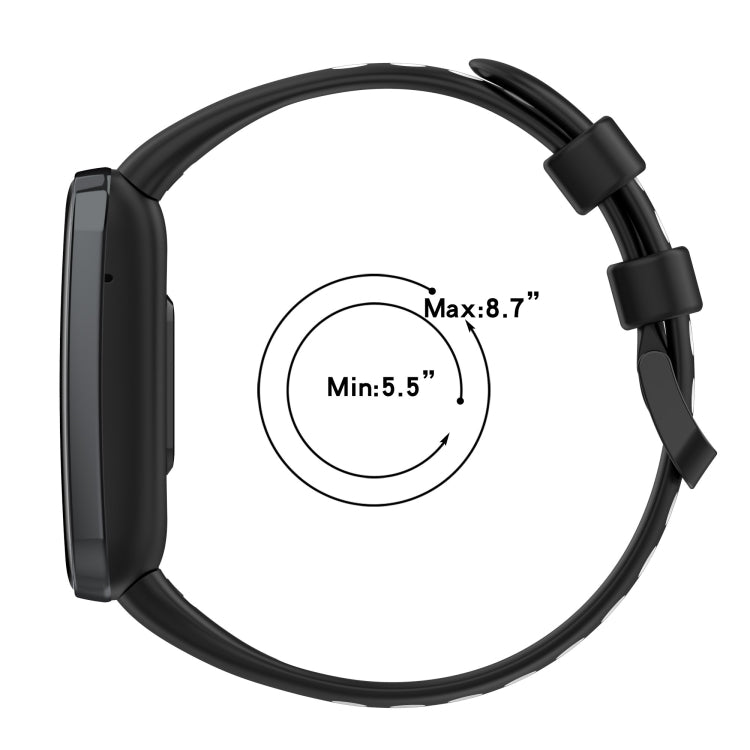For Xiaomi Mi Band 7 Pro Two-Color Breathable Silicone Watch Band