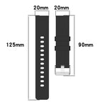 20mm Steps Style Silicone Watch Band — view 16