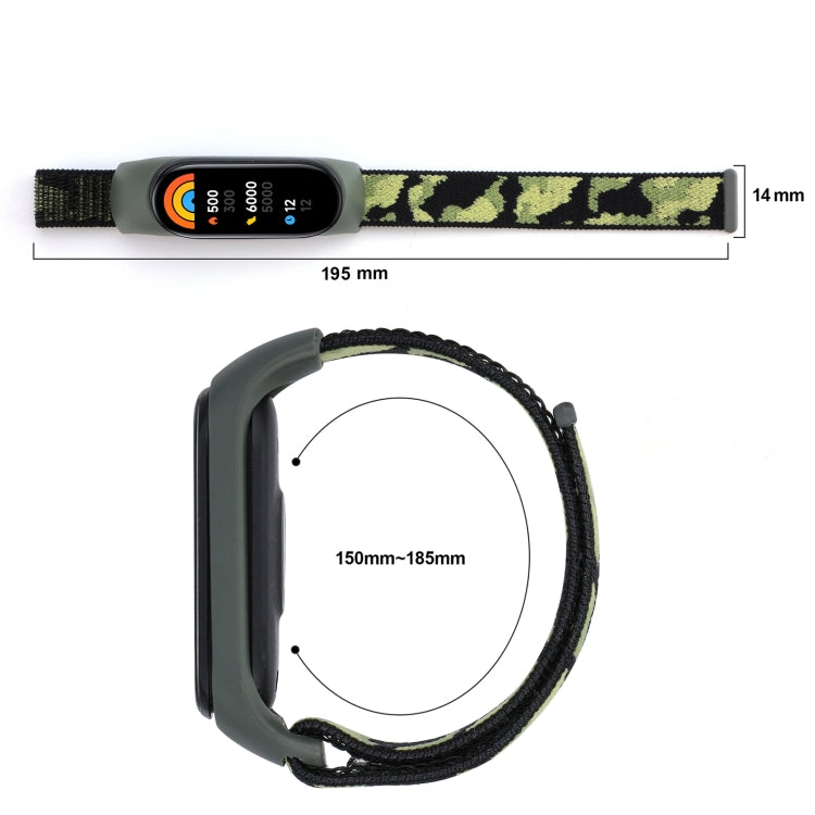 Nylon Loop Integrated Camo Woven Strap