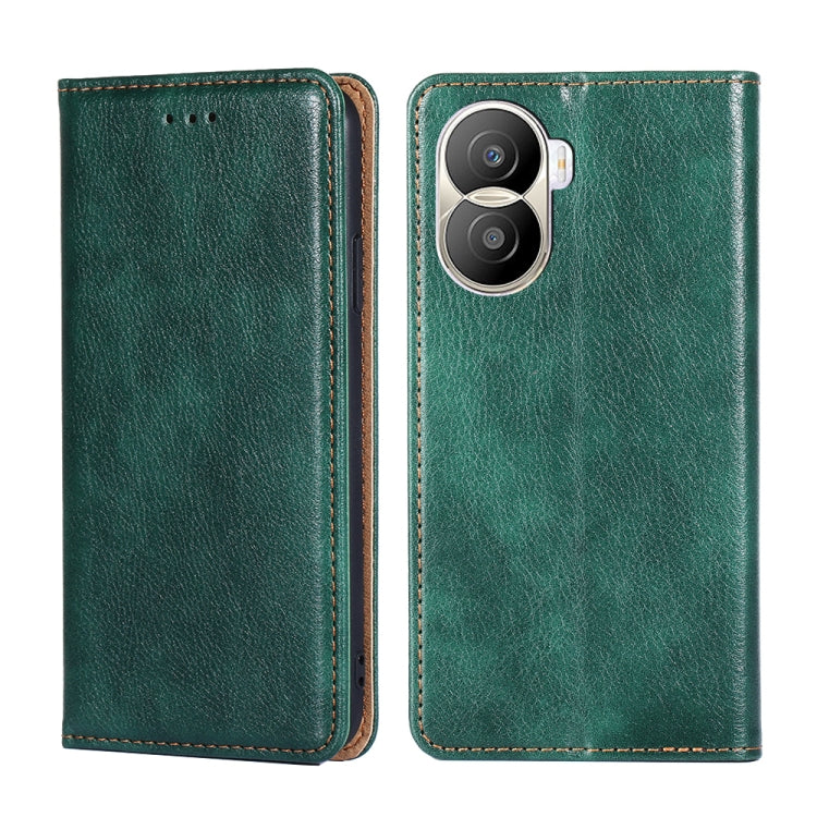 Gloss Oil Solid Color Magnetic Leather Phone Case, For Nothing Phone 1
