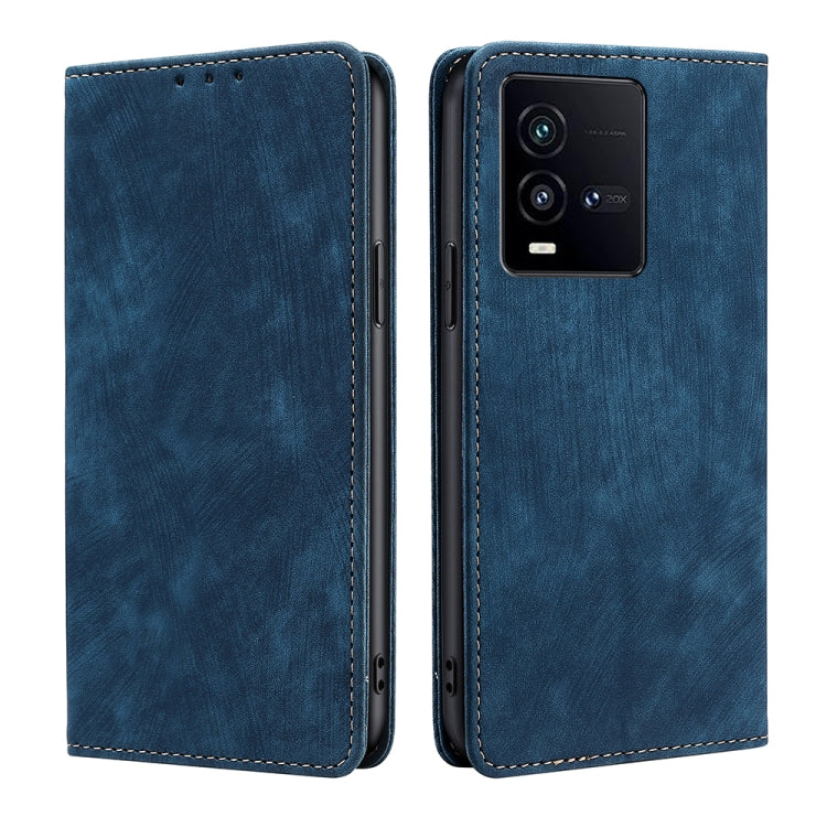 RFID Anti-theft Brush Magnetic Leather Phone Case, For Nothing Phone 1