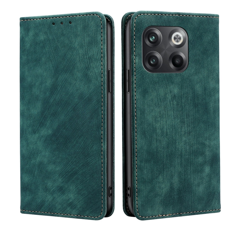 RFID Anti-theft Brush Magnetic Leather Phone Case, For Nothing Phone 1