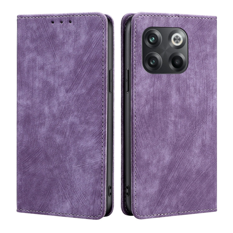 RFID Anti-theft Brush Magnetic Leather Phone Case, For Nothing Phone 1