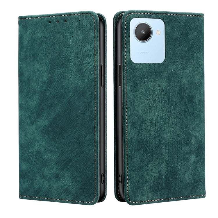 RFID Anti-theft Brush Magnetic Leather Phone Case, For Nothing Phone 1