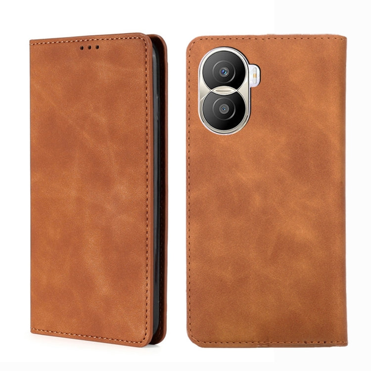 Skin Feel Magnetic Horizontal Flip Leather Phone Case, For Nothing Phone 1