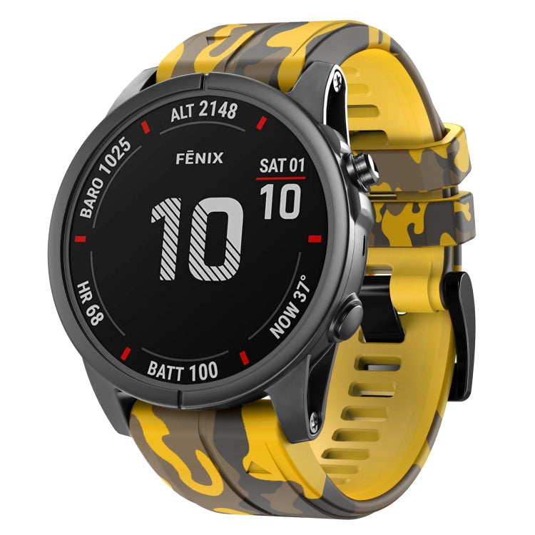 Camouflage Silicone Watch Band — Blue