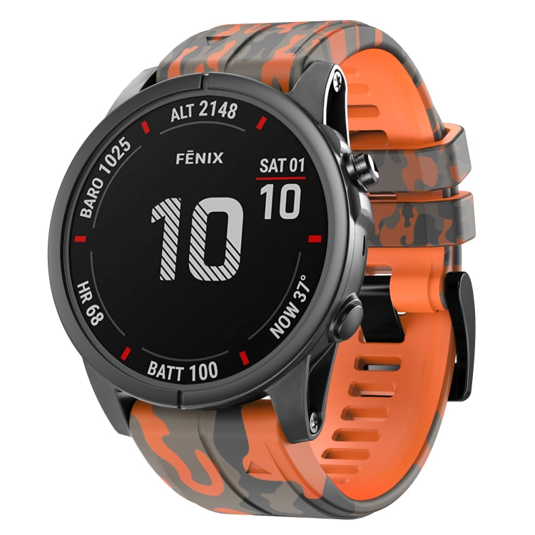 Camouflage Silicone Watch Band — Red