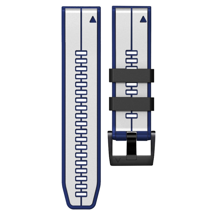 Vertical Stripes Two-color Silicone Watch Band