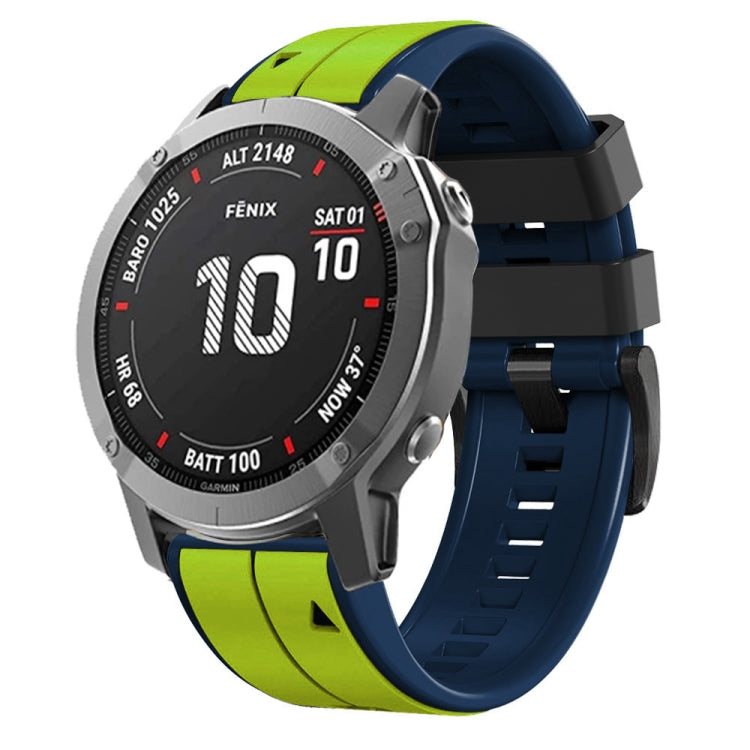 Vertical Stripes Two-color Silicone Watch Band — Red Black