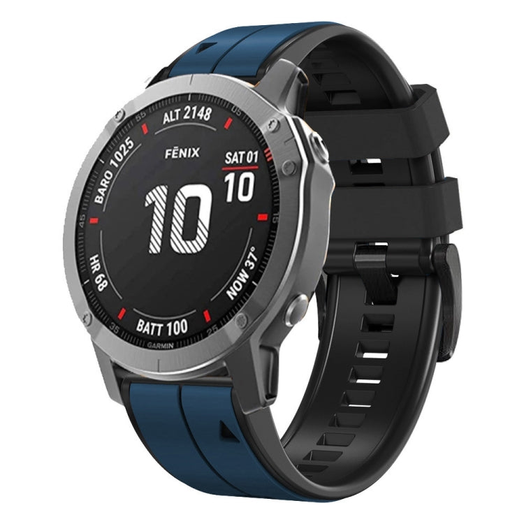Vertical Stripes Two-color Silicone Watch Band — view 14