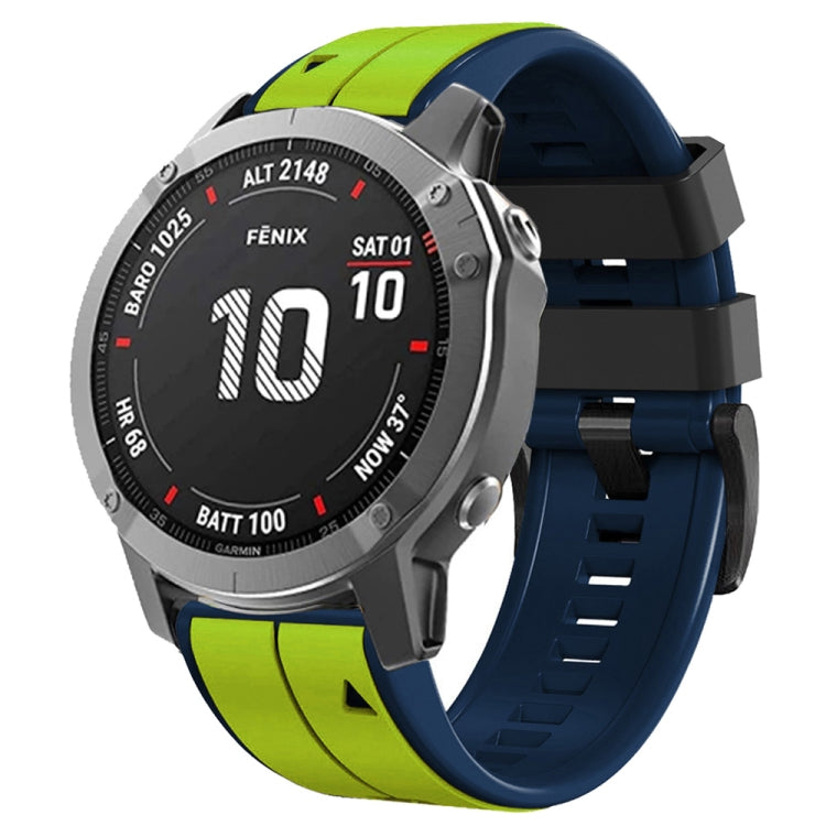 Vertical Stripes Two-color Silicone Watch Band — view 13