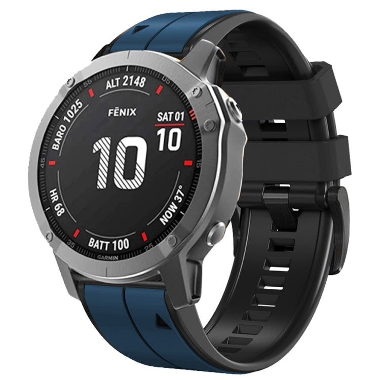 Vertical Stripes Two-color Silicone Watch Band — view 15